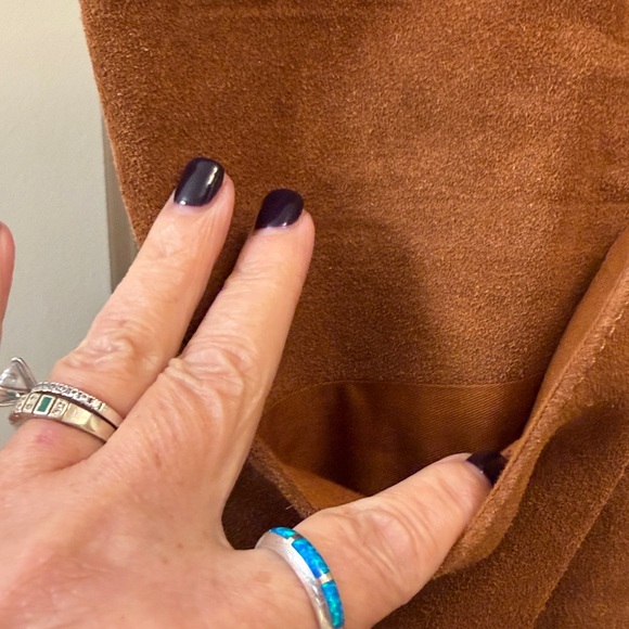 NWOT Free People Suede Caravan Tote - Picture 10 of 12